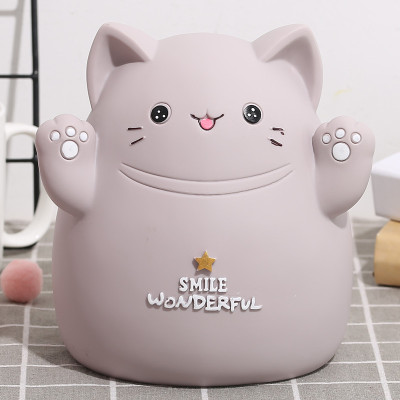 Factory Cartoon Cute Cat Deposit Cans Only-in-No-out Children Saving Box Cat Creative Cute Gift Home Decoration