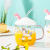 Unicorn Cartoon Glass Cup Cute Transparent Mug with Handle Creative Coffee Cup Personality Straw Cup