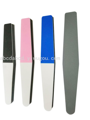 Manicure Implement Sanding Bar Burnishing Stick Tofu Block Sponge Rub Nail File Polish Strips Nail Scissors