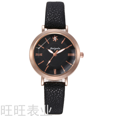 INS Style Small Dial Thin Strap Pu Strap Quartz Watch Student Watch Women's Watch Gift Wholesale Watch