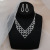 2020 New European and American Jewelry Rhinestone Necklace and Earrings Suite Dinner Dress Full Diamond All-Match Necklace Accessories Wholesale