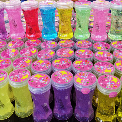 Factory Wholesale Sales Small Waist Colorful Slim Crystal Mud Decompression Space Glue Nasal Gel the Hokey Pokey slime