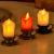 LED Electronic Candle Light Wine Glass Simulation Candle Lamp