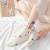 Socks  Ins Japanese Cream Color Cute Planet Tube Socks  Universe Space Starry Sky Women's Socks  Cotton Sock Pf187