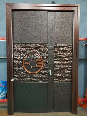 Real Copper Door Bronze Entrance Door Villa Anti-Theft Door Factory Direct Sales Carved Security Door