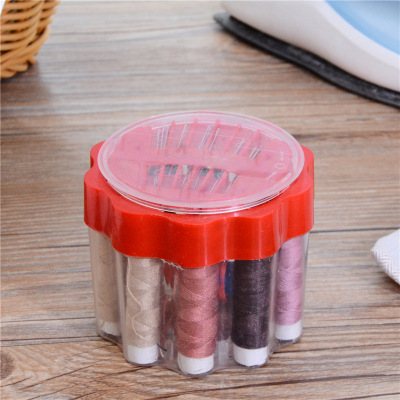 Korean Portable Household Sewing Kit Paper Tape Measure Threader Thimble Sewing Sewing Tool Set