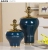 Guyun Direct Selling Ceramic Crafts Light Luxury Decoration Handmade Blue Golden Edge High Temperature Vase Candy Box