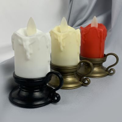 LED Electronic Candle Light Wine Glass Simulation Candle Lamp