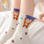 Socks  Ins Japanese Cream Color Cute Planet Tube Socks  Universe Space Starry Sky Women's Socks  Cotton Sock Pf187