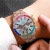 New Arrival Hot Sale Luxury Men's Watch Color Diamond Three-Eye Scale Calendar Hip Hop Men's Wrist Watch Factoryreloj