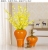 Guyun Factory Direct Ceramic Crafts Light Luxury Decoration Handmade Orange Golden Edge High Temperature Vase Candy Box