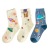 Socks  Ins Japanese Cream Color Cute Planet Tube Socks  Universe Space Starry Sky Women's Socks  Cotton Sock Pf187