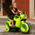 Children's Electric Car Motorcycle Space Vehicle Large Three-Wheel 2-7-Year-Old Children Can Sit Toy Battery