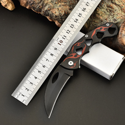 Factory Direct Folding Knife Stainless Steel Outdoor Folding Cutting Blade Multi-Functional Outdoor Knife Portable Sharp Knife