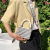 Pu Bag Women's New 2021 Korean Fashion Rhinestone Personalized Ins Soft Chain Crossbody Portable Shoulder Small Square Bag