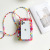 Internet Celebrity Same Style Woven Bag DIY Material Self-Made Rainbow Pearl Crystal String Beads Single Shoulder Underarm Bag Tide