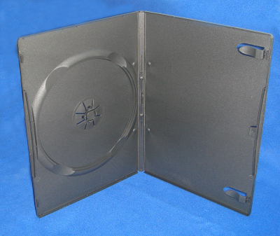 single 9mm black dvd case ,dvd box