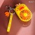 New Key Cartoon Duck Fan Mini Pendant Little Fan