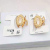 A1022 Frosted Gold Multiple Small Claws Hair Clip Hair Clips Hair Accessories Bang Clip Japanese and Korean Jewelry Supply