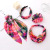 Spring and Summer New Christmas Streamer Hair Tie Headband Set Women's Hair Tie Ponytail Large Intestine Ring Hair Band Wholesale