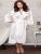 Hot Pajamas Emulation Silk Nightgown Bathrobe Large Size Bathrobe Nightdress EBay Supply Europe and America 061