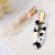 Japanese and Korean New Sweet Girl Gradient Leopard Print BB Clip Fringe Hairpin Retro Mori Style Acetate Hairpin Ladies Headdress