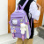 Schoolbag Female Korean High School Student Harajuku Ulzzang Backpack Ins Style Junior High School Fashion All-Matching Primary School Student Backpack