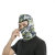 Camouflage Tactics Mask Outdoor Riding Single Hole Camouflage Mask Breathable Single Hole Mesh Head Cover Outdoor Face Towel