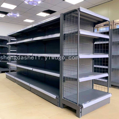 Shelfseller Super-shelf Supermarket Shelf Double-sided Shelf Necessary in Cultural Goods Store