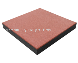 Floor Mat Surface Layer: Dyed SBR Particles; Bottom Layer: Black SBR Particles
