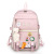 Cute Primary School Student Schoolbag Female Korean Ins High School Backpack Middle School Student Large Capacity Canvas Backpack