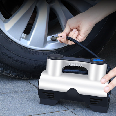 Car Electric Air Pump Car Small Portable Inflator 12V High Power Charging Cylinder