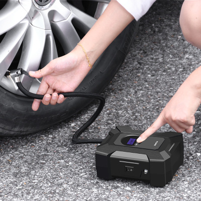Car Supplies Digital Display Vehicle Air Pump Portable Car Mini Air Pump Handheld off-Road Vehicle Air Pump