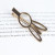 Electroplated Alloy Gold Barrettes Factory High Quality Hair Clip Handmade Hair Accessories DIY Material Gold Plated Barrettes