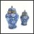  Crafts Ceramic Decoration Creative Vase Blue and White Porcelain High-End Soft Home Decoration Flower Holder