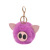 Colorful Cute Small Animal Embroidery Plush Fur Ball Hairy Ball Keychain Bag Clothing Accessories Cross-Border
