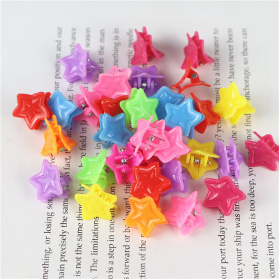 Children's Hair Accessories Five-Pointed Star Children's Small Hairclip Hairpin Manufacturers Yiwu Accessories Exquisite Children's Hairpin Mini Claw Clip