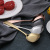 304 Stainless Steel Spoon Creative Square FlatBottom Spoon Student Spoon Deepening Square IceCream Spoon Household Spoon