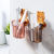 Punch-Free Wall-Mounted Bear Toothbrush Cup Holder Cartoon Toothbrush Cup No Trace Stickers Washing Cup Toothpaste Tooth Brushing Utensil Tooth Cup