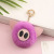Colorful Cute Small Animal Embroidery Plush Fur Ball Hairy Ball Keychain Bag Clothing Accessories Cross-Border