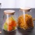 Irregular Square Glass Sealed Can Kitchen Food Storage Tank Trapezoidal Tea Pot Coffee Beans Storage Tank