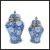  Blue and White Porcelain Crafts Ceramic Decoration Creative Vase High-End Soft Home Decoration Flower Holder