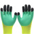 13-Pin Nylon Breathable plus Finger Wear-Resistant Labor Gloves Wholesale Non-Slip Dipping Reinforced Finger Worker Protective Gloves