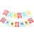 Birthday Party Products One Year Old Hanging Flag Flag Children Baby Full Moon Party Scene Dress up Banner Wholesale