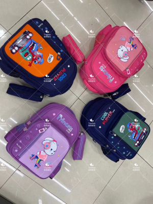Schoolbag Pencil Case Two-Piece Set 16-Inch Primary School Student Backpack College Style