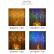 LED Curtain Colored Lights Christmas Decoration Curtain Lights Starry Sky Star Lighting Chain Cross-Border Led Five-Pointed Star Curtain Lighting Chain