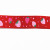 2.5cm Strawberry Ribbon Printed Tape Bow Material Handmade Hair Accessories DIY Fabric Ornament Accessories Printing Ribbon
