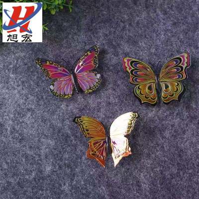 Silver Foil Butterfly Gold Foil Butterfly Stickerr Magnets Magnet Butterfly Decorative Stickers