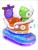Small Coin-Operated Commercial Toy Car New Starry Battleship Rocking Machine Children's Electric Scan Code Rocking Machine Kiddie Ride