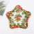Classic Christmas Pattern Charger Plates Star Shape Dinner Chargers Decorative Plates for Home Kitchen Party Wedding Events